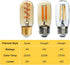 6 Pack Dimmable E26 Bulbs 25-40 T32 T12 2200K Bulb, 4W Bulbs LED Light Watt Equivalent, Warm Amber Light Low Wattage