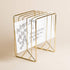 U Brands Metal Letter Sorter, Desktop Accessory from Vena Collection, Gold