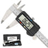Digital Caliper Precise Measuring Tool, Vizbrite 6 inch Stainless Steel Electronic Vernier Calipers