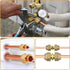 A.I.FORCE Set 45 (3/8", 5 Pack) Premium Brass Flare Nut - SAE Flare Tube Fittings for Air Conditioning & Copper Pipe
