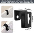 Hicarer 8 Pcs Metal Hanging File Bracket Clips, Storage Hanging File Rail Clips, Fits 1/2" Drawer Side for File Storage