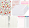 SKYDUE A6 Budget Binder, Money Organizer for Cash with 8pcs Zipper Envelopes,12pcs