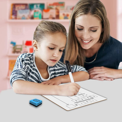SCRIBBLEDO Dry Erase Division Multiplication Chart Whiteboard, Double Sided Times Table Math Manipulatives for Kids