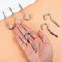 Yolev 6Pcs 304 Hammock Screw Hooks for Hanging Stainless Steel Eye Hooks Heavy Duty Screw in Hooks for Hanging Stand