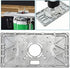 Router Trimmer Woodworking Tool - Aluminium Alloy Router Table Insert Plate for Bench Trimming