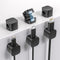 XOVRAETH 6Pack Cable Organizer Clips, Magnetic Cable Holder (1s Lock), Strong Adhesive Wire