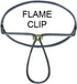 5 Inch Upgradelights Clip on Chandelier Half Shade in Eggshell Silk