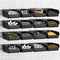Foraineam 16 Pack Pegboard Bins with Metal Hooks, Black Garage Workbench Accessories Kit for Tools Organizer