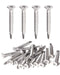 25pcs #14 x 1-1/2" Stainless Flat Head Phillips Self Drilling Screws, 410 Stainless Steel
