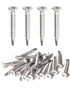 25pcs #14 x 1-1/2" Stainless Flat Head Phillips Self Drilling Screws, 410 Stainless Steel