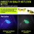 V2 385-395nm Commercial/Domestic uvBeast - Black Light UV Flashlight with HIGH Definition with Flood Effect UV Best
