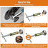 Compression Sleeve Puller Tool, Remove Nut & Ferrule of Pipe 03943, Sleeve Remover for 1/2 Compression Fittings