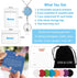 SAM & LORI Strong Retractable Lanyard Necklace for ID Badges and Keys, Stainless Steel Silver Chain for Women