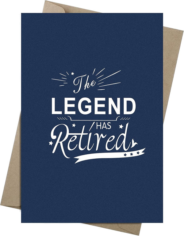 Zonon 2 Pcs Funny Retirement Card, Happy Retirement Greeting Card Gift for Men and Women