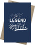 Zonon 2 Pcs Funny Retirement Card, Happy Retirement Greeting Card Gift for Men and Women