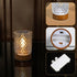 CZSHCKJYXGS Cozy Battery Operated Night Light with Timer, Aesthetic Cordless Battery Powered Decorative Glass