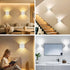 Yochoice Set 2, 6000mAh 3CCT, Motion Sensor Wall Light Indoor of Wireless Rechargeable Battery Operated LED Sconce Up