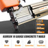 ST25 14 Gauge Concrete T Nails - 1'' Length Collated Nails, 800 PCS/BOX for Pneumatic T Nailer