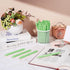Teling 100 Pcs Cute Stylish Ballpoint Pens, Comfortable Writing Medium Point 1.0 mm for Office Supplies (Light Green)