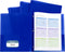 C-Line Two-Pocket Heavyweight Poly Portfolio with Prongs - For Letter Size Papers, Blue, 10 Pack (32965)