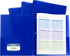 C-Line Two-Pocket Heavyweight Poly Portfolio with Prongs - For Letter Size Papers, Blue, 10 Pack (32965)