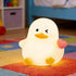 Greprety Duck Night Light Squishy Silicone Nursery Breastfeeding Nightlight with Timer 3-Level Warm