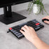 BOOMIBOO Strip,11.8 5.1 Inch 78 Clear Acrylic Tilted Computer Keyboard Holder for Ergonomic Typing, Keyboard Stand