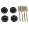 4PC Upgraded Hand Twist Leveling Nut, 22mm Diameter, Hot Bed Spring, M3X35mm Screws for ANYCUBIC Mega Platform