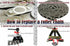 Jeremywell Roller Chain Tools Kit, Fits #60#80#100 Roller Chain, Chain Holder/Puller + Breaker