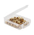 cSeao 120pcs M3 x 3 x 5mm Female Brass Heat Set Inserts for 3D Printer Laptop Plastic