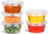 EDI Clear Disposable Plastic Portion Cups with Leakproof Lids, Jello Shot, Condiment and Dipping Sauce, 2 OZ, 50 Sets