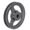uxcell AK56-5/8 V-Belt Sheave, 5/8" Bore 5.45" OD Single Groove Cast Iron Sheave for 4L or A Belt