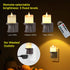 2-in-1 (1 Pack) Dimmable Plug in Night Light - Dual Mode: Dusk to Dawn Sensor OR Remote Timer - Electric Candle Wall