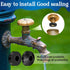 37 Size 3-in-1 Spigot Repair Washers & Hose Gasket & Faucet O-Rings Kit, 1075 Pcs Universal Plumbing Rubber Washers