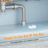 VETOUCH 100dB 3-Pack Water Leak Detector with Loud Alarm, Siren & LED Flash, Water Sensor Alarm for Home, Basement