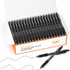 Shuttle Art Black Gel Pens, 100 Pack Retractable Medium Point Rollerball Gel Ink Pens for Office School