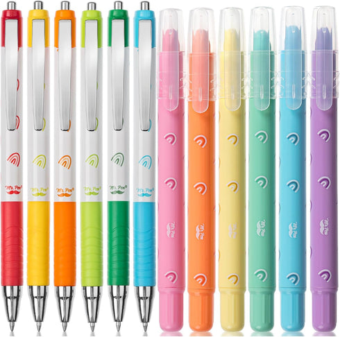 Mr. Pen Bible Highlighters and Pens No Bleed, 12 Pack Gel Highlighters for Bibles, No Bleed Through Bible Pens