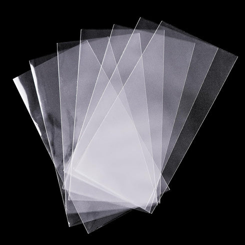 YOLCAR 100 Pack Paper Money Holders with Plastic Storage Case, Clear Thicken Paper Money Currency Collection Sleeves