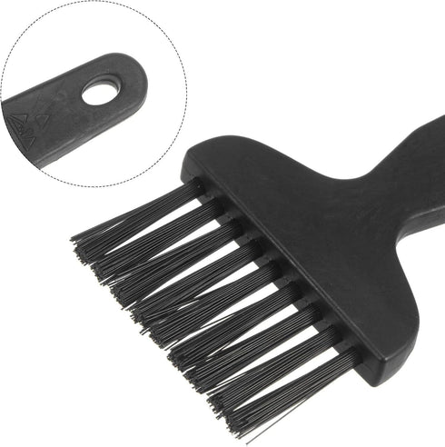 uxcell 2 Pcs Anti Static ESD Brush, Plastic Handle Nylon Lab Cleaning Brushes for Electronics Repair