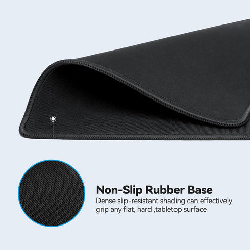 TECKNET Mouse Pad - 270 x 210 x 3 mm, Waterproof Surface & Non-Slip Rubber Base for Gaming Mouse