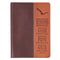 Christian Art Gifts Classic Journal - Wings Like Eagles Isaiah 40:31 Bible Verse, Two Tone Brown Faux Leather