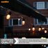 40424-SU S14 Bulb, 2 (25W 200 (E26), Dimmable, 2700K 6 Count Sunlite LED Filament Style String Light ETL Listed, Watts