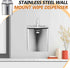 Zonon 11 10'' Commercial Stainless Steel Wall Mount Disinfectant Wipe Dispenser Fits Sanitizing and Disinfecting Wipes