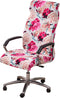 CRFATOP Stretch Computer Office Chair Cover with Durable Zipper - Universal Rotating