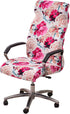 CRFATOP Stretch Computer Office Chair Cover with Durable Zipper - Universal Rotating