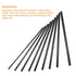 MECCANIXITY Carbon Fiber Rod 5.5mm x 300mm for RC Plane DIY Tool, Pack of 2