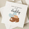 TEEMI -Happy 1st Birthday As My Daddy,Cute Bear /1st First Birthday Card For