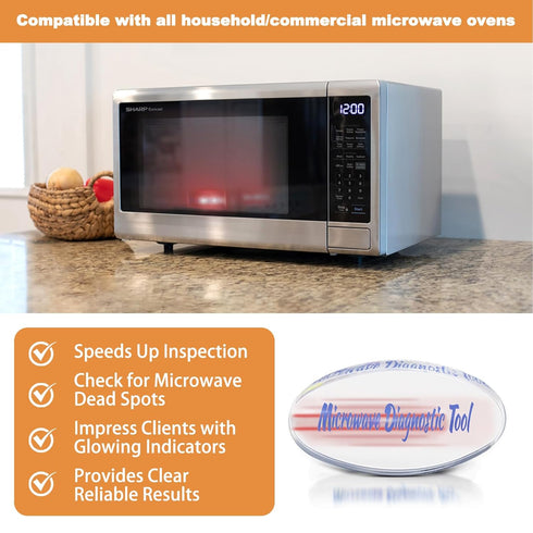 4750 Home/Commercial Microwave Diagnostic Tool - Microwave Oven Safety Tester for Microwave Oven Inspection (Circle)