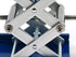 Lab Jack Stand Platform, Mini Scissor Lift 4" x 4", Aluminum Blue, Max. Support 5KG, 145mm Height