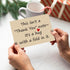 PUGAILA Funny Thank You Note Card for Him Her, Special Thank You Hug Cards, Humorous Gratitude Appreciation Card